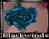 BW| Gothic Rose- Blue