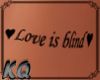 Love Is Blind Tattoo