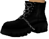 Pinstripe gothic boot's