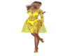 Yellow lace dress UA