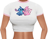 White Stitch Top Pj F