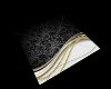 Blk&Gld Abstr Long Rug
