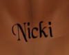 Nicki Lower Back Tat