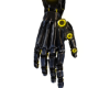 Golden cybernetic arm