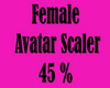 Female Avatar Scaler 45%