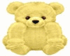 Yellow bear rug