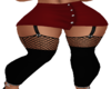 Red Skirt w/stockings