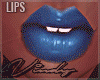 Blue Lipstain w/teeth