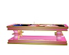 Gold/Pink Pool Table