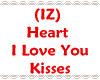(IZ) Heart Love Kisses