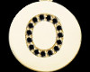 Gold O Pendant Necklace