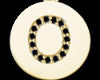 Gold O Pendant Necklace