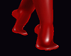 Red Latex Socks