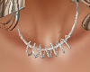 silver scale necklace
