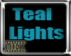 (M) Teal DJ Lights
