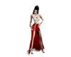 Dazzle Red Xmas Gown