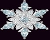 Aqua SnowFlake Earrings
