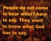 God Speak