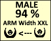 Arm Scaler XXL 94% Male