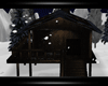 Winter Snow Log Cabin