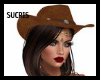 BROWN HAT COWGIRL