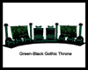 Green-Black Goth Throne