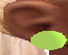 fluo groen oorbellen