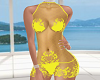 Lace Yellow Cover Up