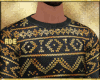 Gold Black Sweater