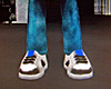Black white blue kicks