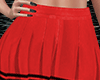 Red Pleated Skirt RLS