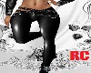 RC BLACK LEATHER PANTS