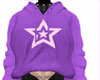 X. hoodie star purple