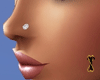 ![T] Diamond Nose Stud