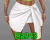 Ela White Sexy Skirt