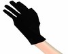 Black Satin Maid Gloves