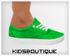 -Child Green Slip Ons