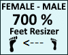 Feet Scaler 700%