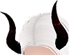 Glitter Horns | RD/BK