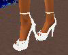 white heel shoes.