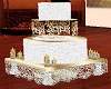 Cake,white,gold,animated