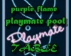purple flame pool table