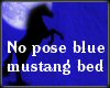 (MR) blue mustang bed