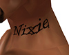 Nix~Nixie Neck Tattoo