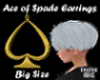 Ace of Spades Earrings B