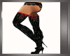 Red Uzy Corset Boots