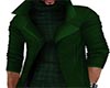 D| Green Coat/sweater