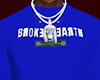 T Shirt Broken Blue