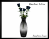 Blue Roses in Vase