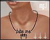 Bite Me Necklace